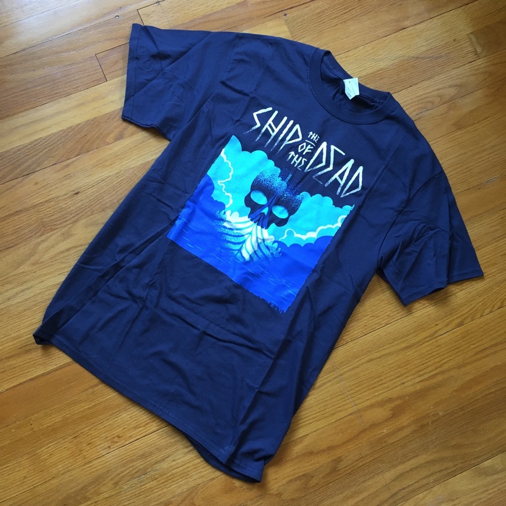 Medium Rick Riordan Ship Of The Dead Tour T-Shirt